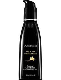 Wicked Aqua Vanilla Bean Lube 4oz