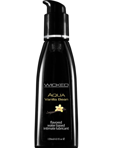 Wicked Aqua Vanilla Bean Lube 4oz