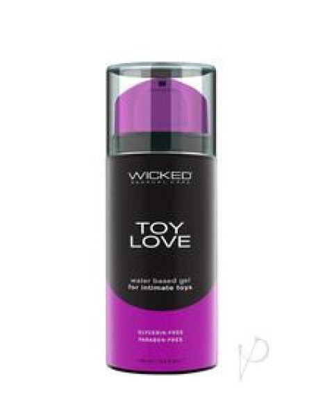 Wicked Toy Love Gel For Toys 3.3 Oz Wicked Toy Love Gel For Toys 3.3 Oz