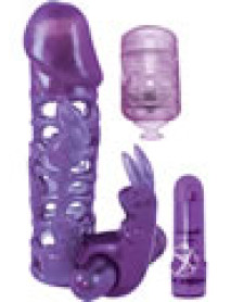 Clit Tickler Penis Extender Purple