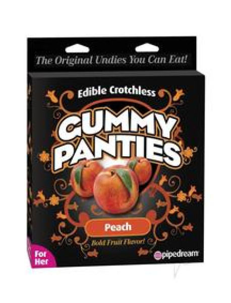 Edible Crotch Gummy Panties Peach