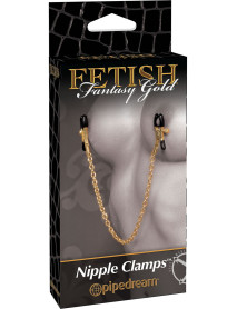 Ff Gold Chain Nipple Clamps