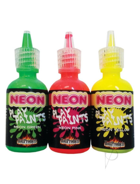 Neon Body Paints Asst 3pk