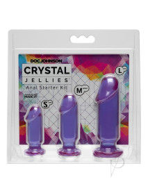 Crystal Jellies Anal Starter Kit Purple