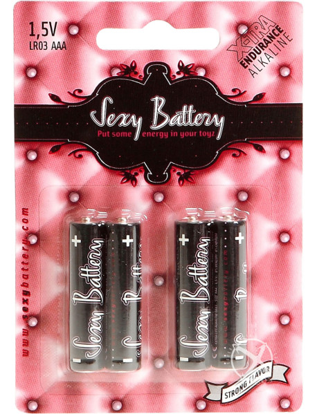 Sexy Battery Aaa/lr3 4 Pack