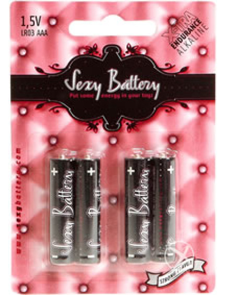 Sexy Battery Aaa/lr3 4 Pack