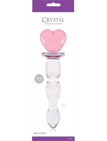 Crystal Heart Of Glass Pink