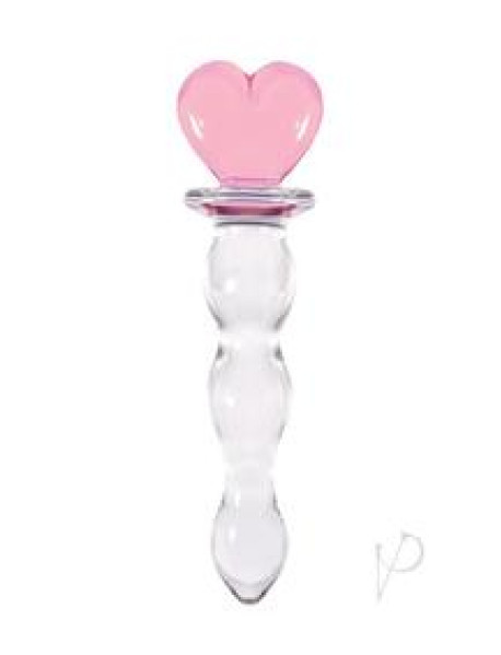 Crystal Heart Of Glass Pink