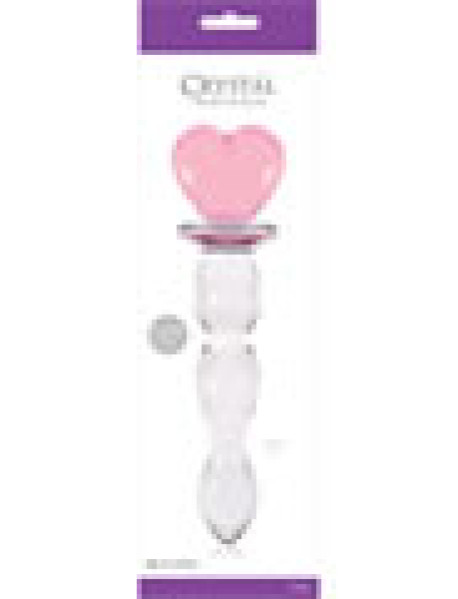 Crystal Heart Of Glass Pink