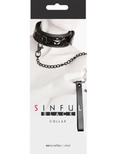 Sinful Collar Black Sinful Collar Black