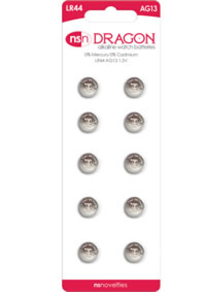 Dragon Alkaline Lr44/ag13 10pk