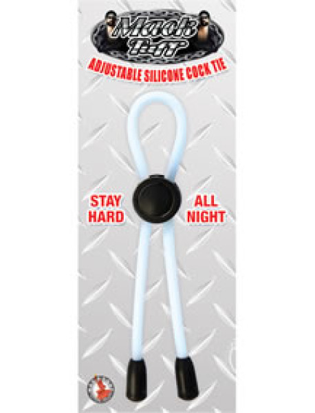 Mack Tuff Adjustable Cock Tie Clear