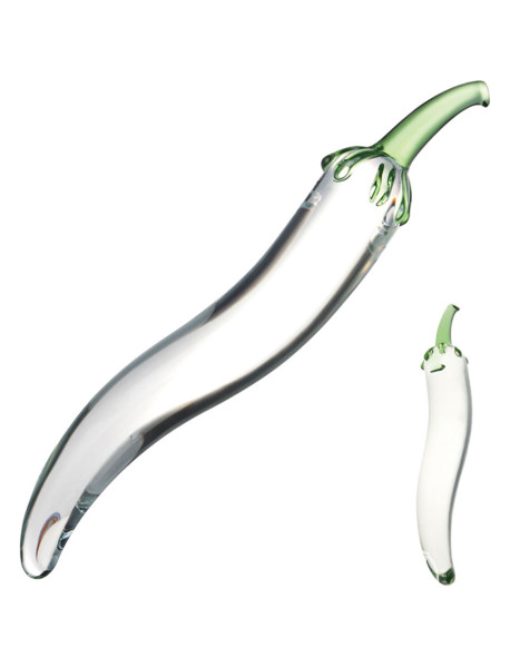 Glass Naturals Chili Pepper Dildo