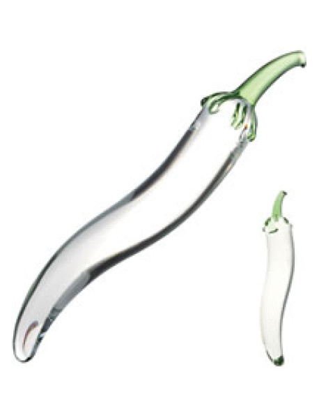 Glass Naturals Chili Pepper Dildo