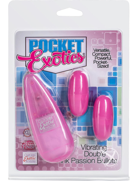 Pocket Exotic Double Pink Bullets