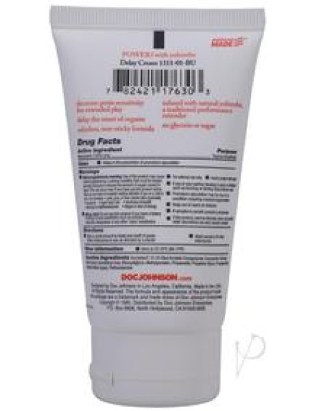 Power Delay Creme For Men 2oz Bulk