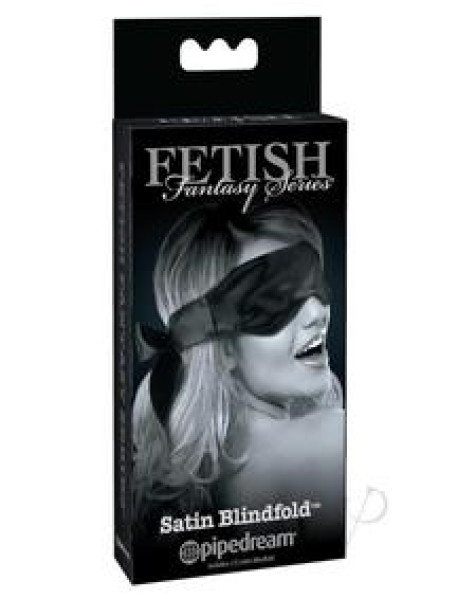 Ffle Satin Blindfold Black