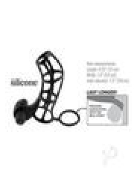 Fx Deluxe Silicone Power Cage Black
