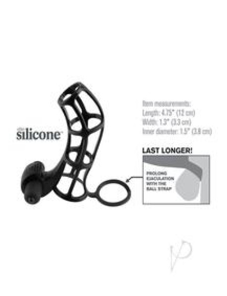Fx Deluxe Silicone Power Cage Black
