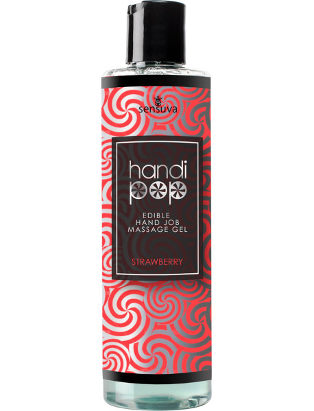 Handipop Massage Gel Strawberry 4.2oz