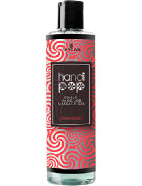 Handipop Massage Gel Strawberry 4.2oz