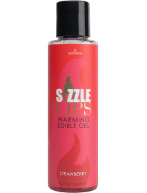 Sizzle Lips Warming Gel Strawberry 4.2oz