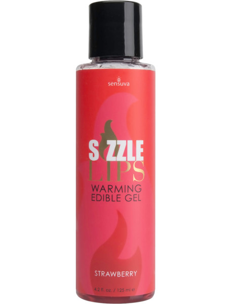 Sizzle Lips Warming Gel Strawberry 4.2oz