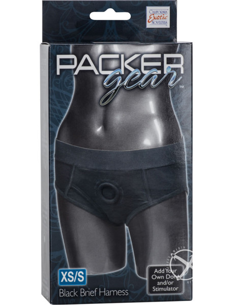 Packer Gear Black Brief Harness Xs/s