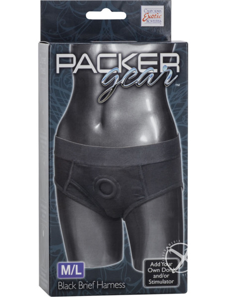 Packer Gear Black Brief Harness M/l