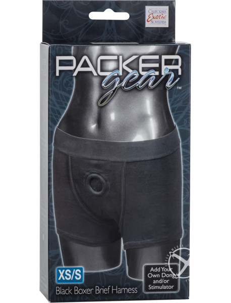 Packer Gear Black Boxer Harness Xs/s