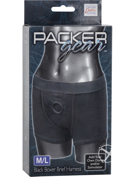 Packer Gear Black Boxer Harness M/l