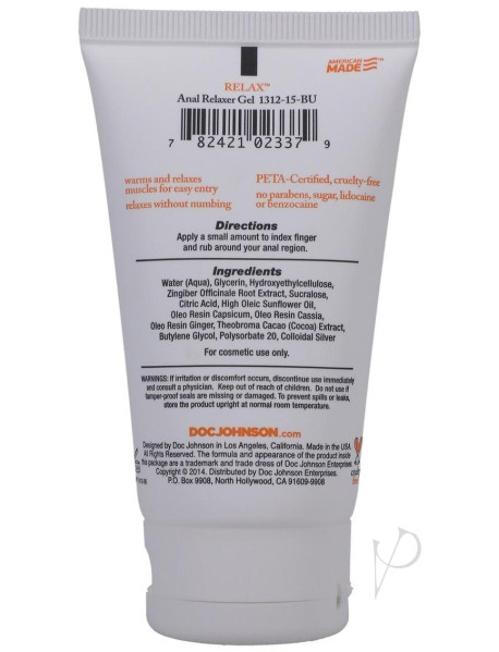 Relax Anal Relaxer - Bulk