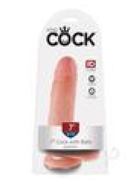 Kc 7 Cock W/balls Flesh Kc 7 Cock W/balls Flesh
