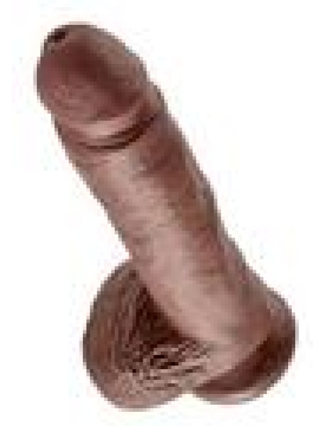 Kc 8 Cock W/balls Brown Kc 8 Cock W/balls Brown
