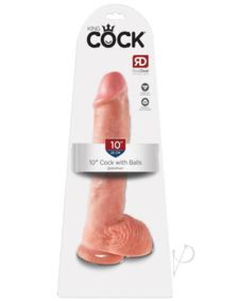 Kc 10 Cock W/balls Flesh