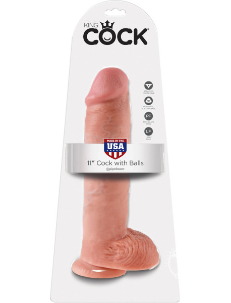 Kc 11 Cock W/balls Flesh