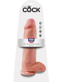Kc 12  cock W/balls Flesh(disc)