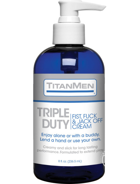 Titanmen Triple Duty Jack Off Cream 8oz