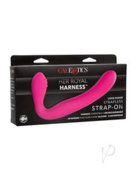 Recharge Love Rider Straples Strapon Pnk Recharge Love Rider Straples Strapon Pnk