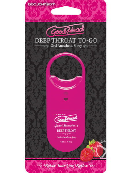 Goodhead Deep Throat To Go Strawberry