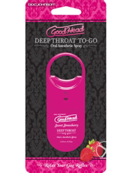 Goodhead Deep Throat To Go Strawberry