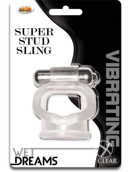 Wet Dreams Super Stud Sling Clear