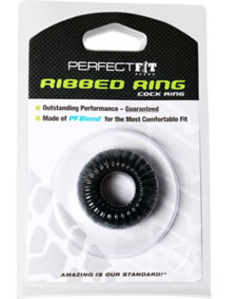 Ribbed Ring Black