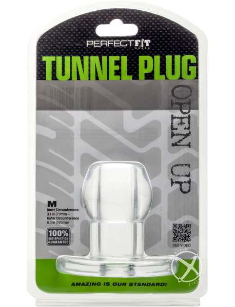 Tunnel Plug Medium Clear