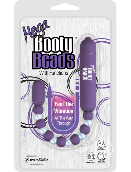 Mega Booty Beads W/functions Purple