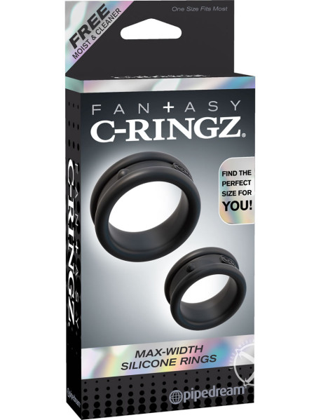 Fcr Max Width Silicone Rings Black