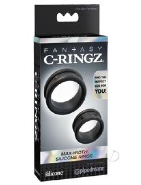 Fcr Max Width Silicone Rings Black