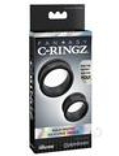 Fcr Max Width Silicone Rings Black