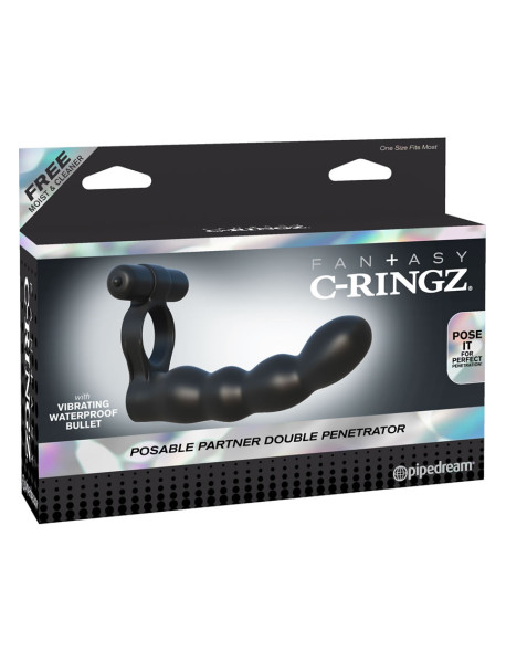 Fcr Posable Partner Dble Penetrator Blac
