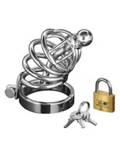 Ms Asylum 4ring Lock Chastitycage(spec)
